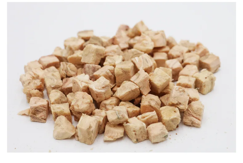 Pet Freeze-Dried Salmon Large Particles Cat & Dog Snacks No Additives Wholesale Made in Weifang Shandong details