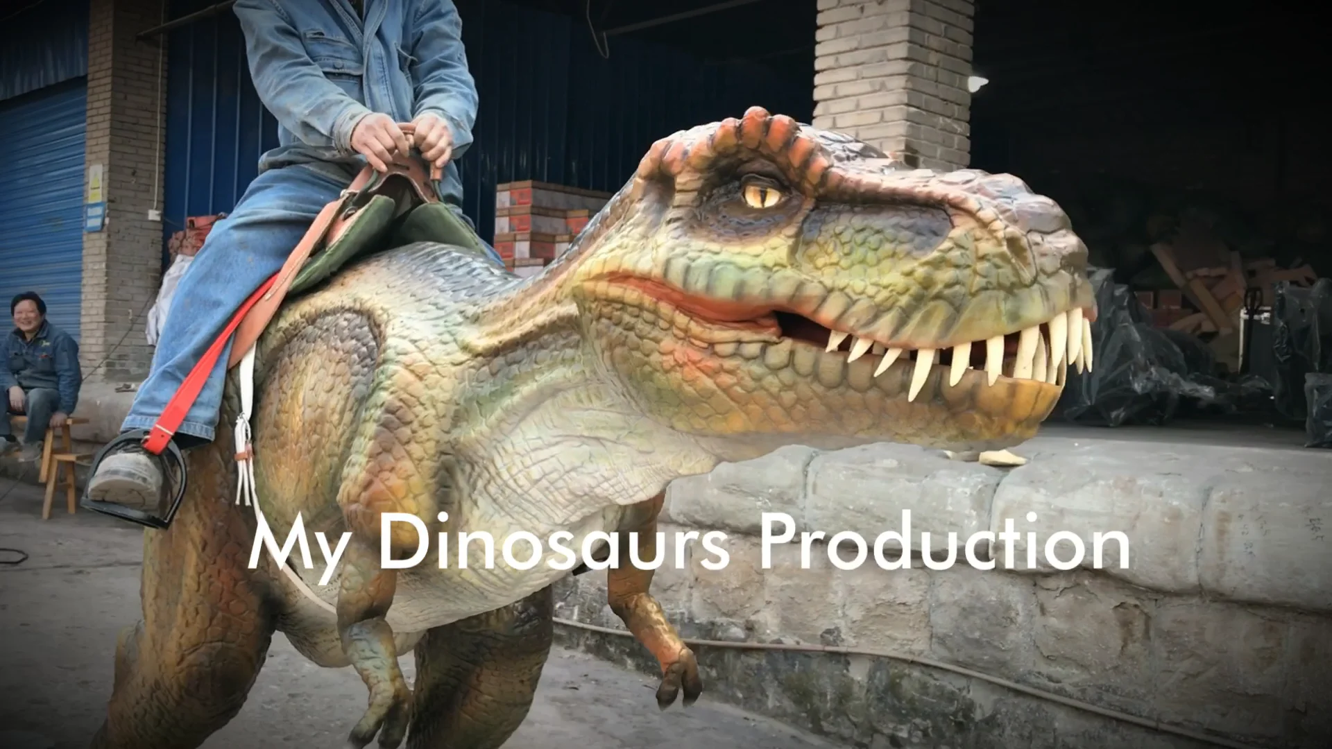 MY Dino AR637 Theme Event Real Animatronic Dinosaur You Can Ride As an Adult