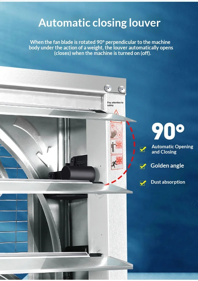 Industrial Electric Exhaust Fan, Axial, 110 V - detail 42