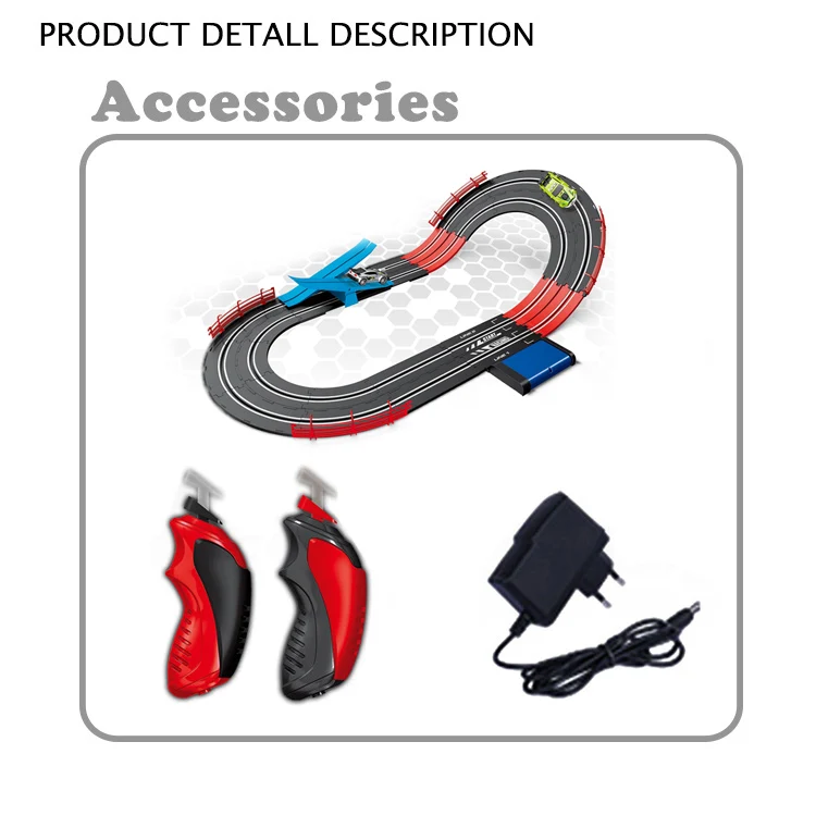 Plastic Racing Car Slot Toys Diy Rail Way Car Track With Teeterboard