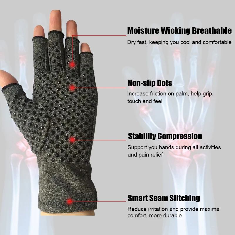 Arthritis Compression Gloves For Women And Men Pain Hand Swelling
