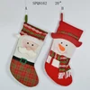 China factory Wholesale Christmas tree Decoration Christmas Stocking With plush Santa Claus Snowman