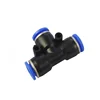 APG Pneumatic Push 8/8/6MM Union 3 Way Change Size T Shaped Reducing Tee Hose Connector Plastic Quick Air Fitting
