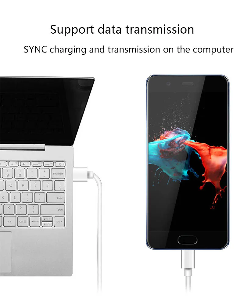 Supercharge Quick Charging Type C USB Cable 5A 5 V 0.2m - ANKUX.COM