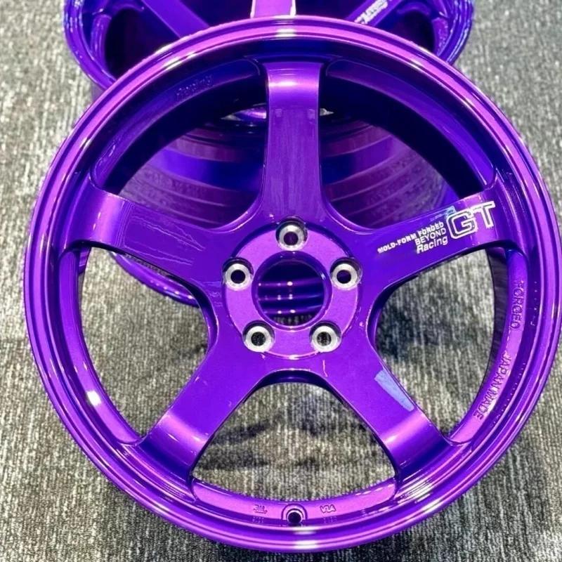 DJJ Forged Purple Advan GT 5-Spoke Wheels for BMW F80 F82 G80 G82