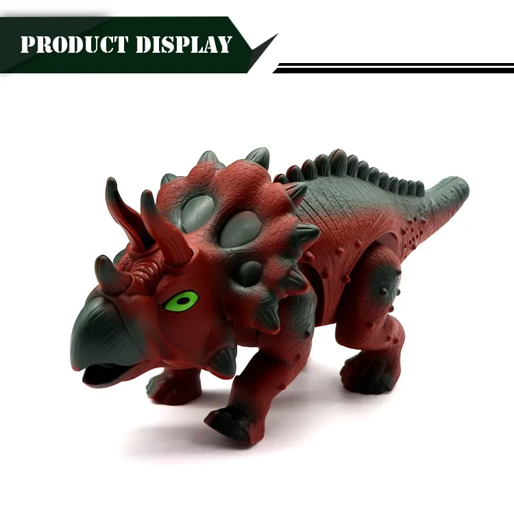 2021 New plastic moving electronic dinosaur toy with simulation sounds and beautiful lights