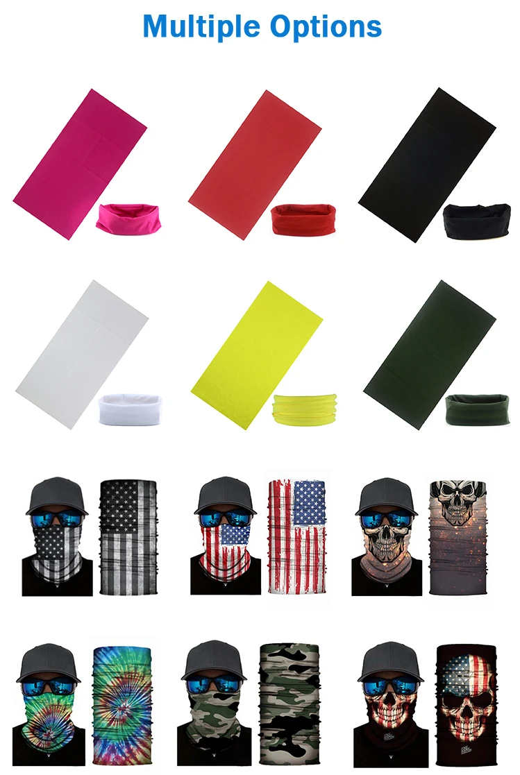 Wholesale Uv Protection Multifunctional Bandana Headband Cycling Hiking