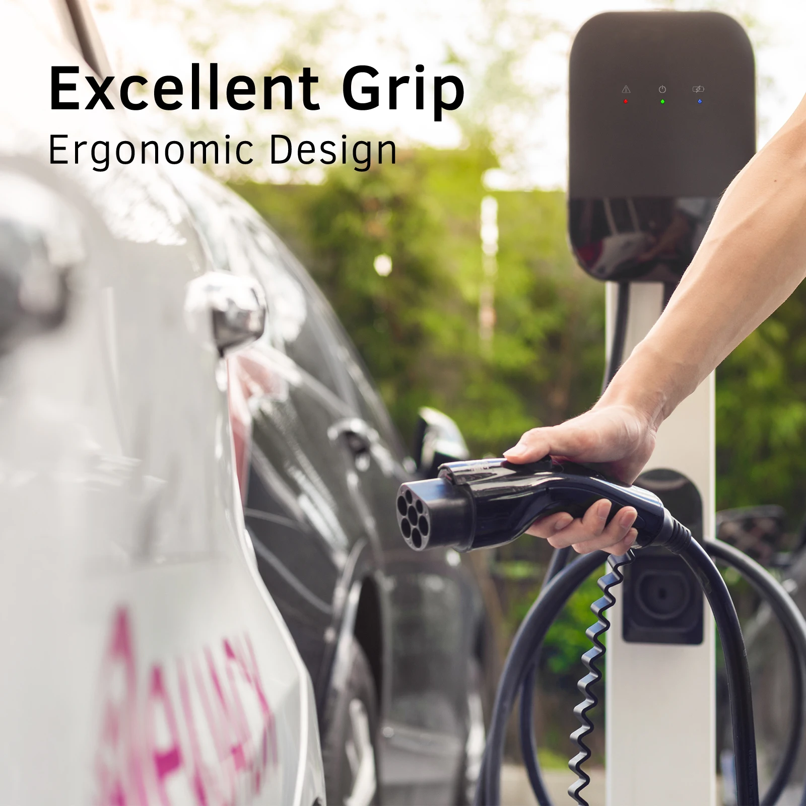 Zhidatech Type 2 Plug Ev Charger,32a 7kw,App Rfid Card Enabled Electric