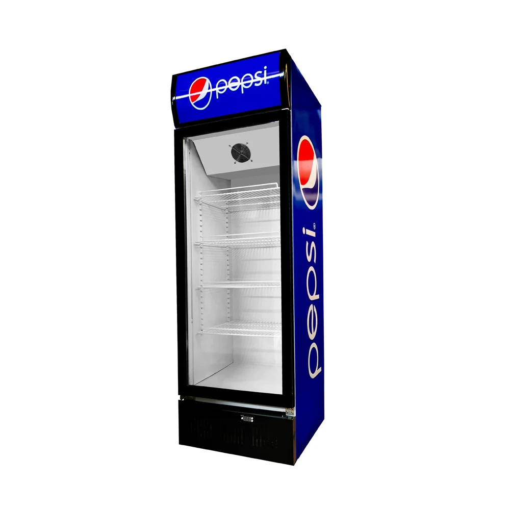 upright pepsi cooler