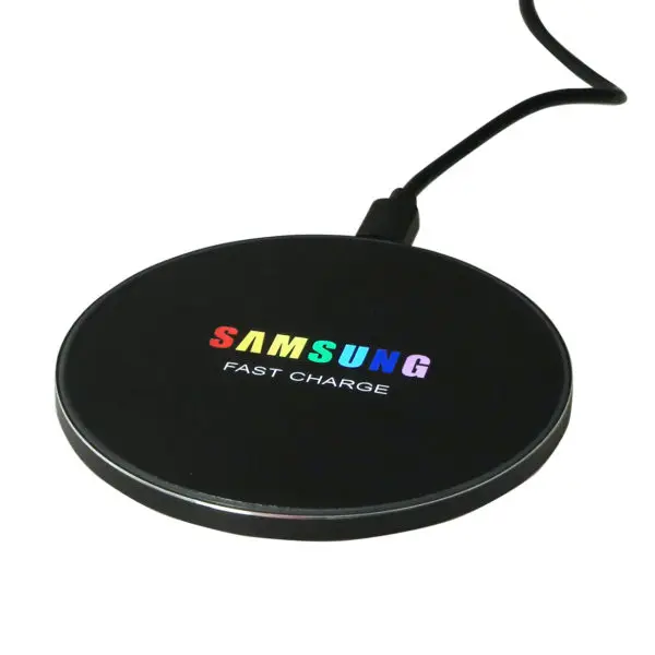 Light Up Logo 10W Wireless Fast Charger 2020 Hot Selling Universal  Portable Qi Wireless Phone Charging For Iphone