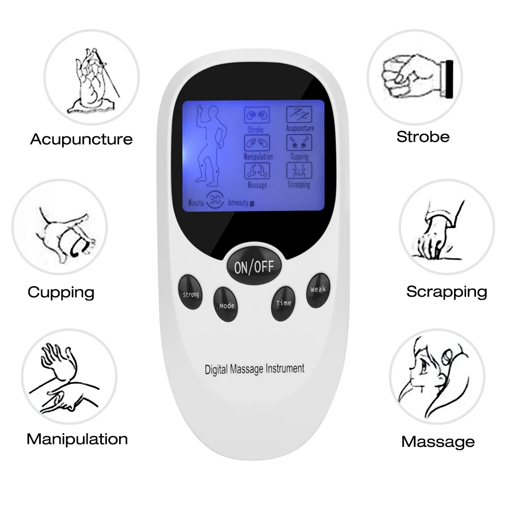 6 Modes Digital Acupuncture EMS Therapy Device Electric Pulse Muscle Stimulator Pain Relief Mini Unit TENS Body Massager .jpg