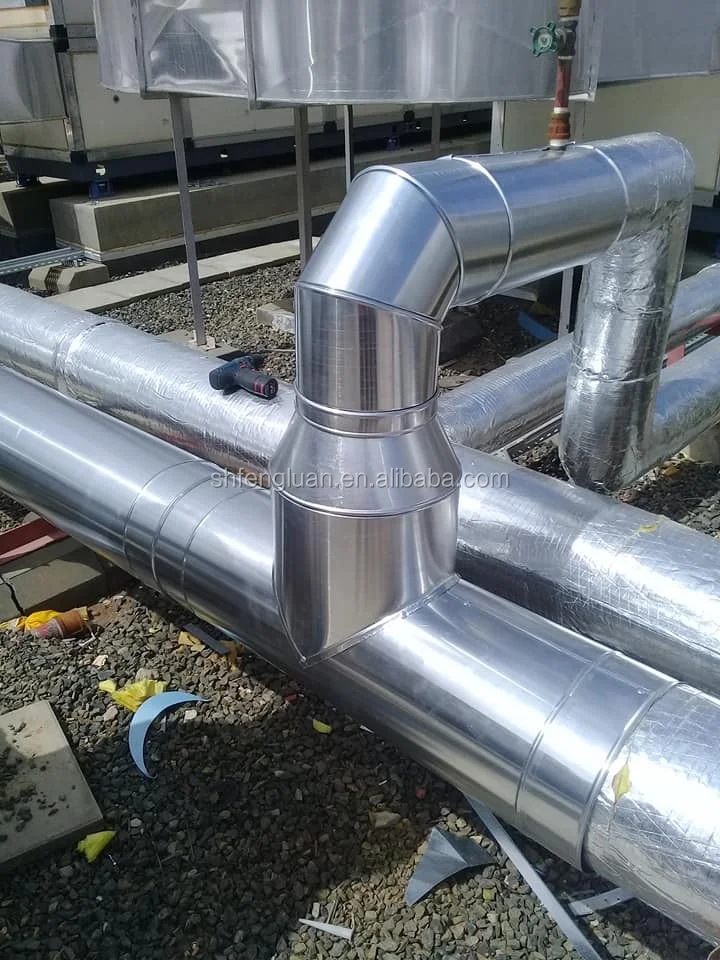 Hvac System Metal Air Duct Fittings Hvac Duct Joint 90 Degree Elbow