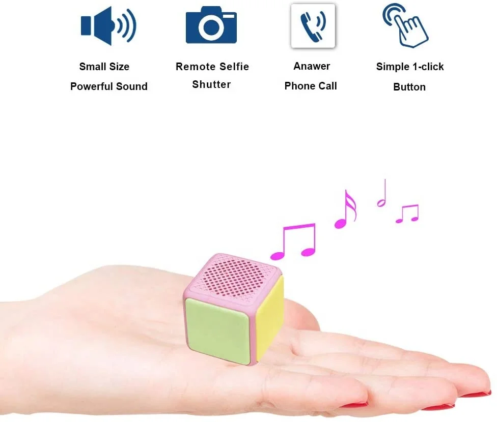 Promotional Mini Wireless Speakers with BT V4.2 Portable Speakers for Home Outdoors Travel 10m Wireless RangeD - ANKUX.COM