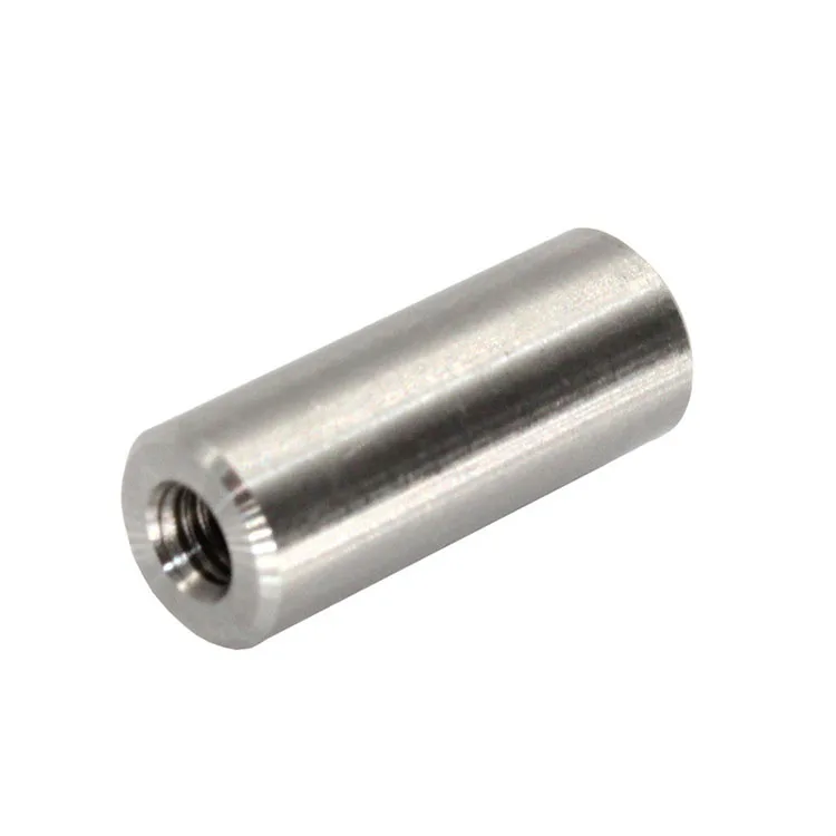 M2 M3 M4 M5 M6 Oem Custom Anodized Aluminum Female Threaded Round