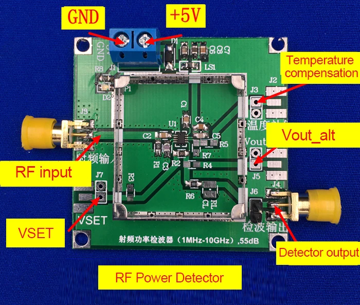 Details about   AD8317 RF Signal Logarithmic Detector Power Meter 1 MHz to 10000 MHz 