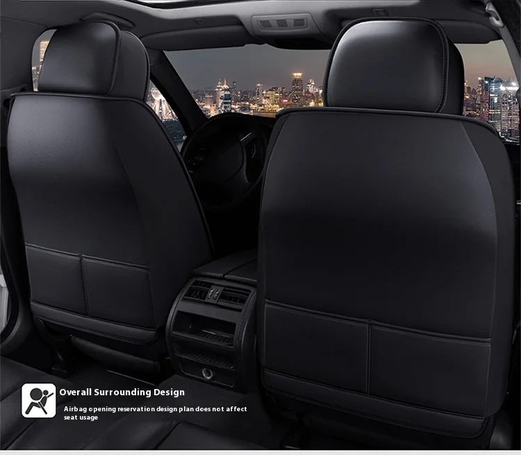 Leather Car Seat Cover Four Seasons Universal Wash-Free Cushion Easy-to-Care Seat Accessory manufacture