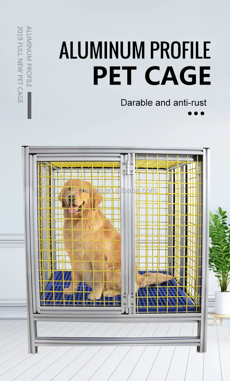 New Design Stackable Dog Kennel Cage Animal House With Aluminum Profiles -  Buy Dog Kennel Cage,Stackable Dog Cage,Animal House Product on 