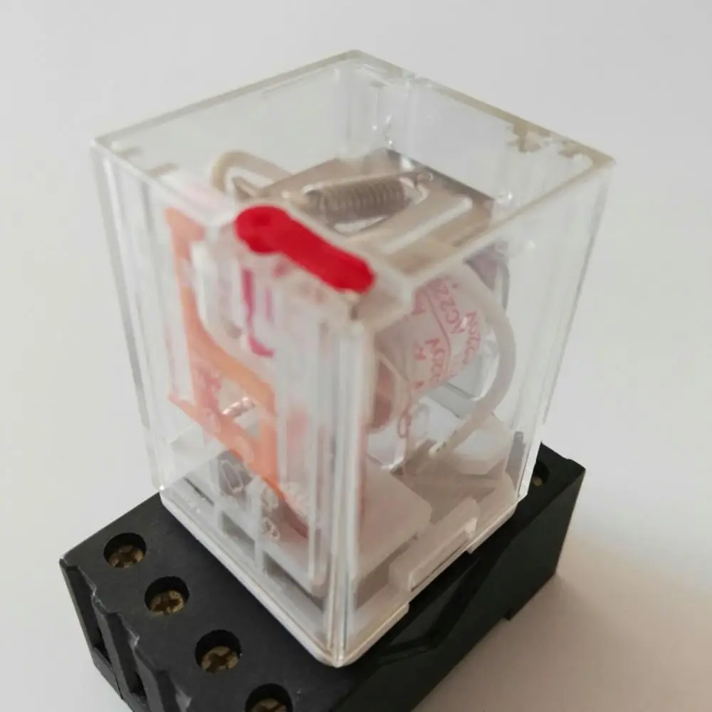 10a 11 Pin With Push Button And Led Indicator Plugin General Purpose