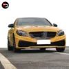 2015-2019 Carlson Style Body Kit Front Bumper assembly For Mercedes C Class W205 C200 C300 C260 C63