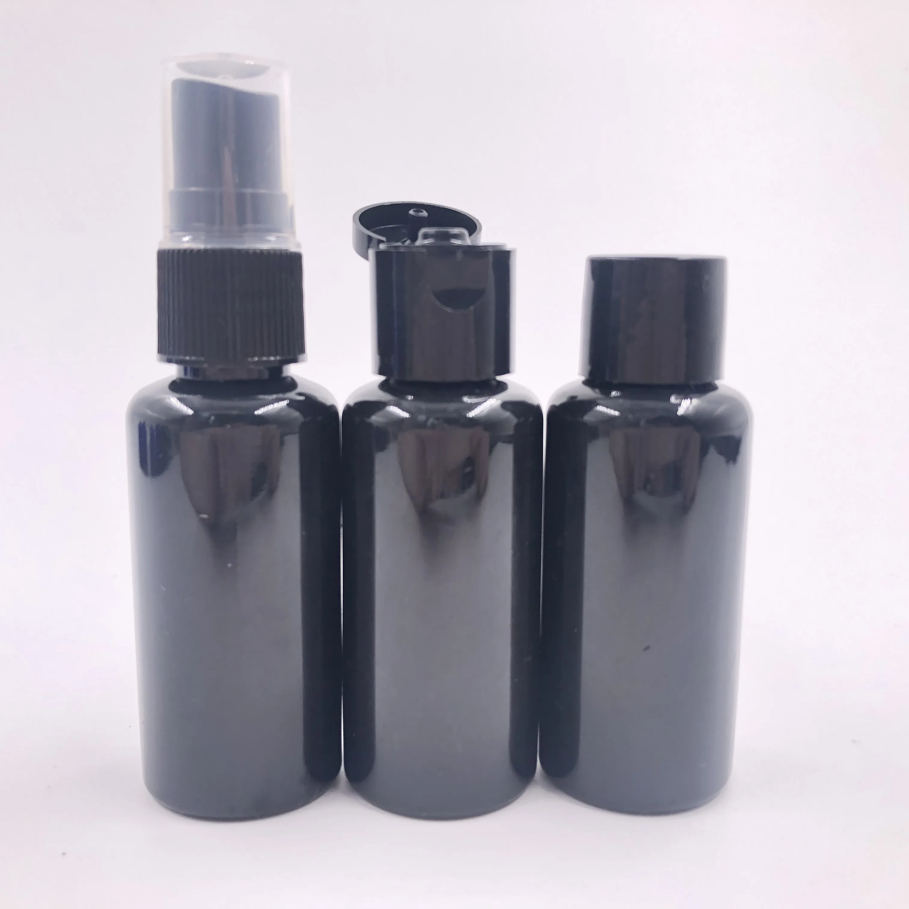 Hot Plastic Spray Bottle Perfume 10ml 30ml 50ml 100ml Black Pet Plastic