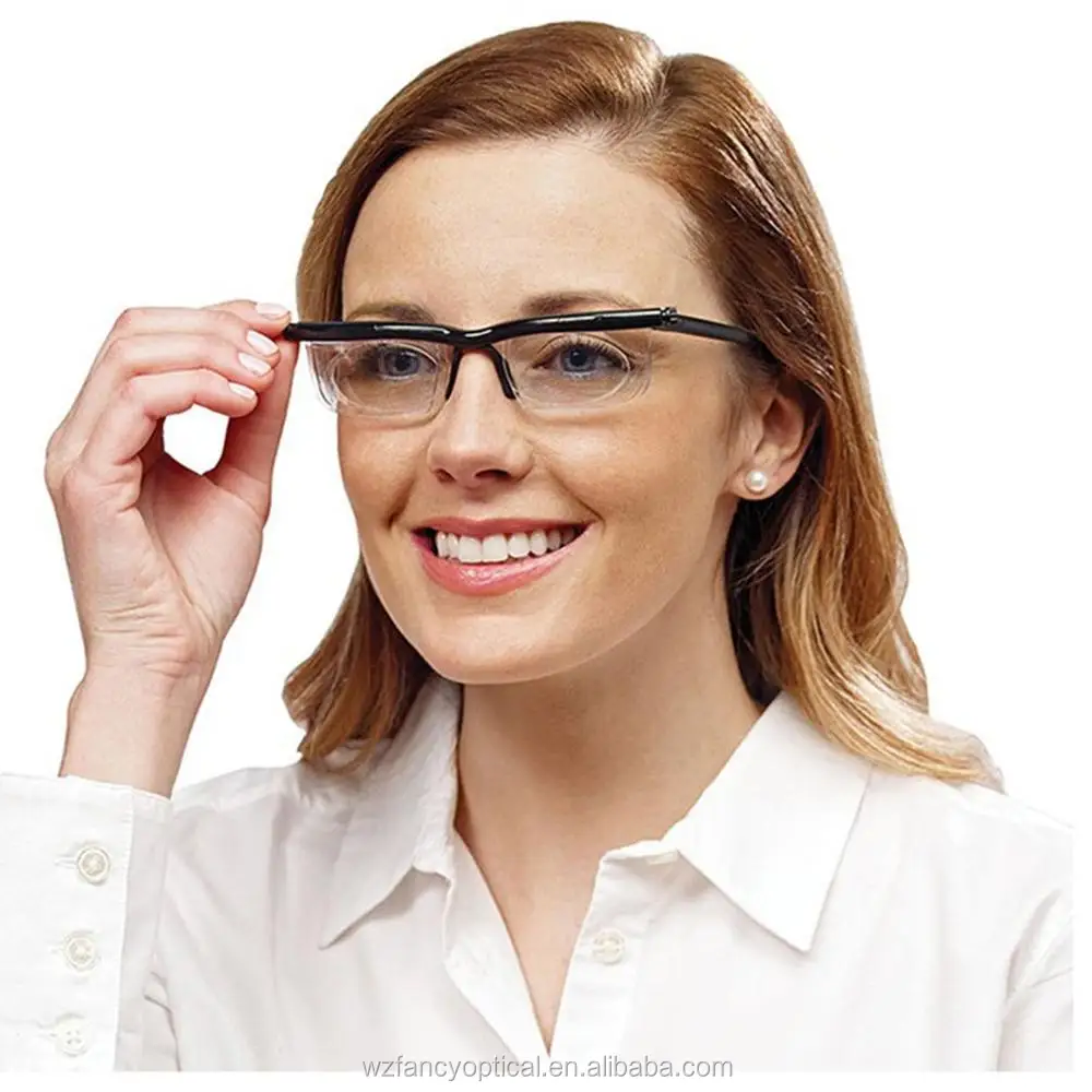 Adjustable Vision Focus Reading Glasses Myopia Eye Glasses -6d To +3d ...