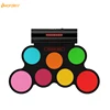 Volume adjustment buttons magic real touch feeling drums wooden drumstickers musical toy