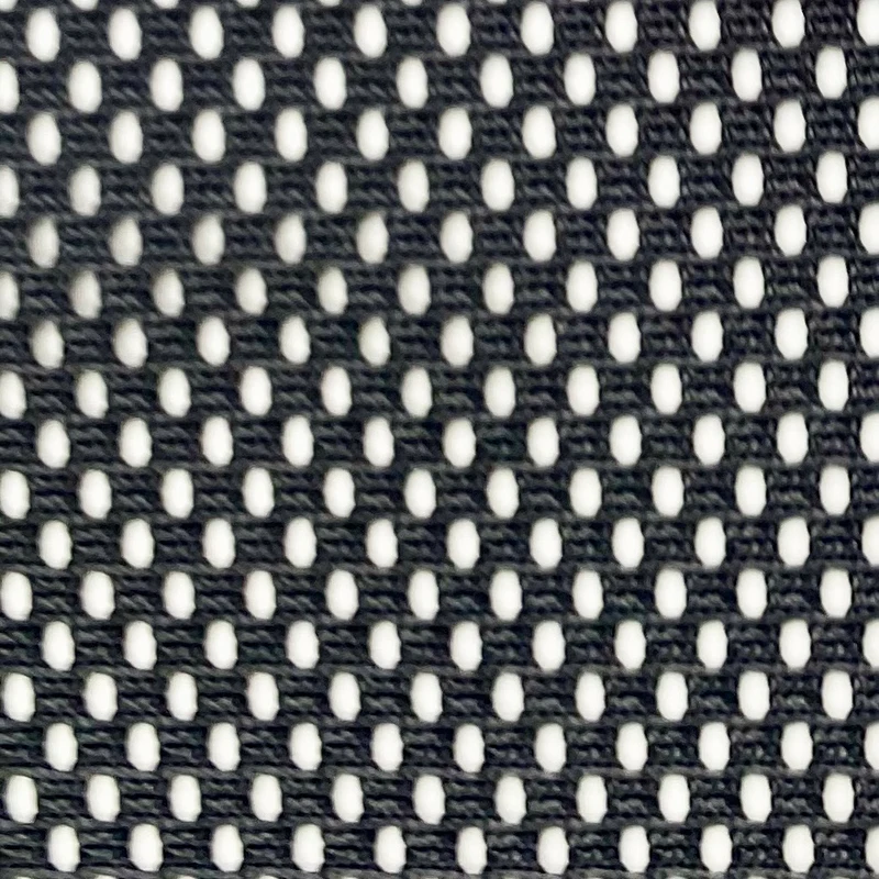 
heavy duty strong net fabric 100% polyester mesh fabric for chair upholstery bag hat car manufacturer 