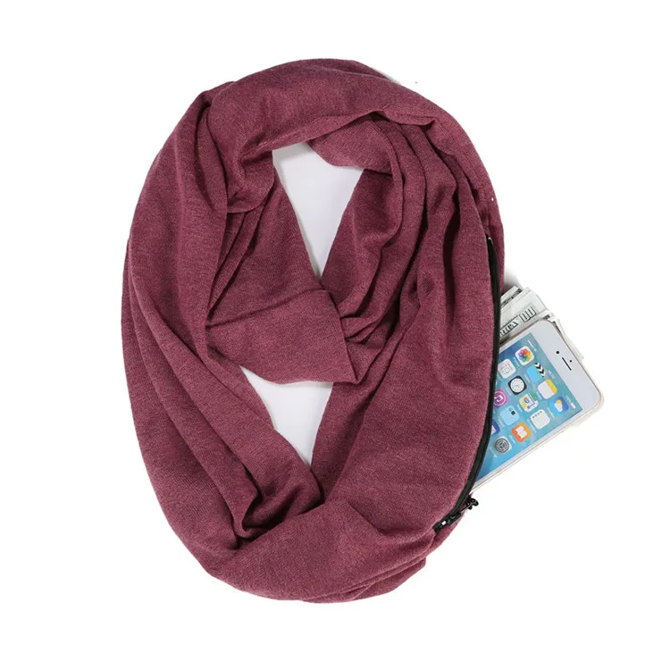 Practical Design Unisex Infinity Scarf Travel Scarf For Winter