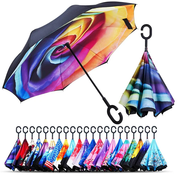 China manufacturer wholesale cheap reserve folding inverted umbrella