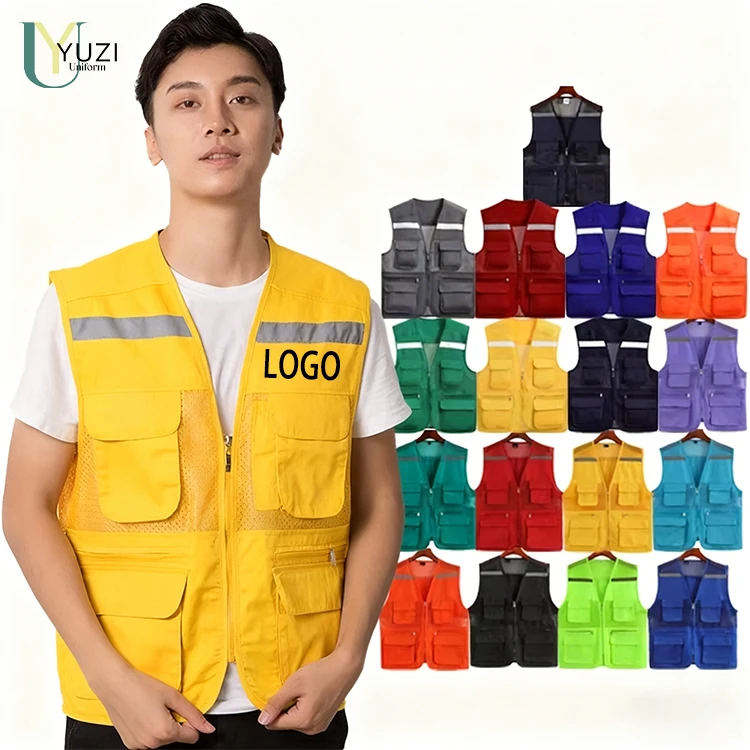 Unisex Reversible Sleeveless Cameraman Vest - YUZI Quality