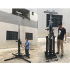 6.5M 200kg Steel Lifting tower Crank Up Tower Manual Truss Lift