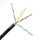 直接工場ゼリー記入購入 5 ケーブルシールドケーブル 24awg 2 1080p utp 猫 5e uv 抵抗ケーブル