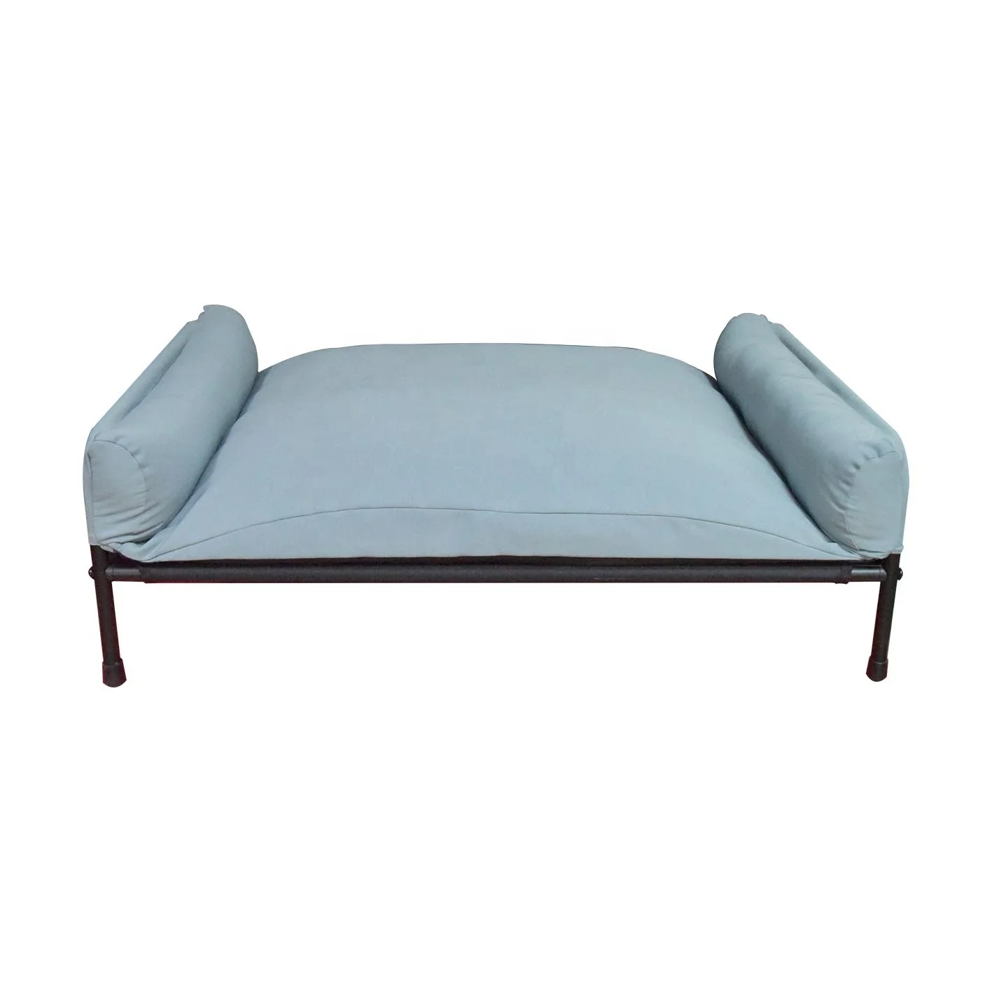 Large Size Elevated Pet Bed Padded Cushion Pet Cot Luxury Metal Frame