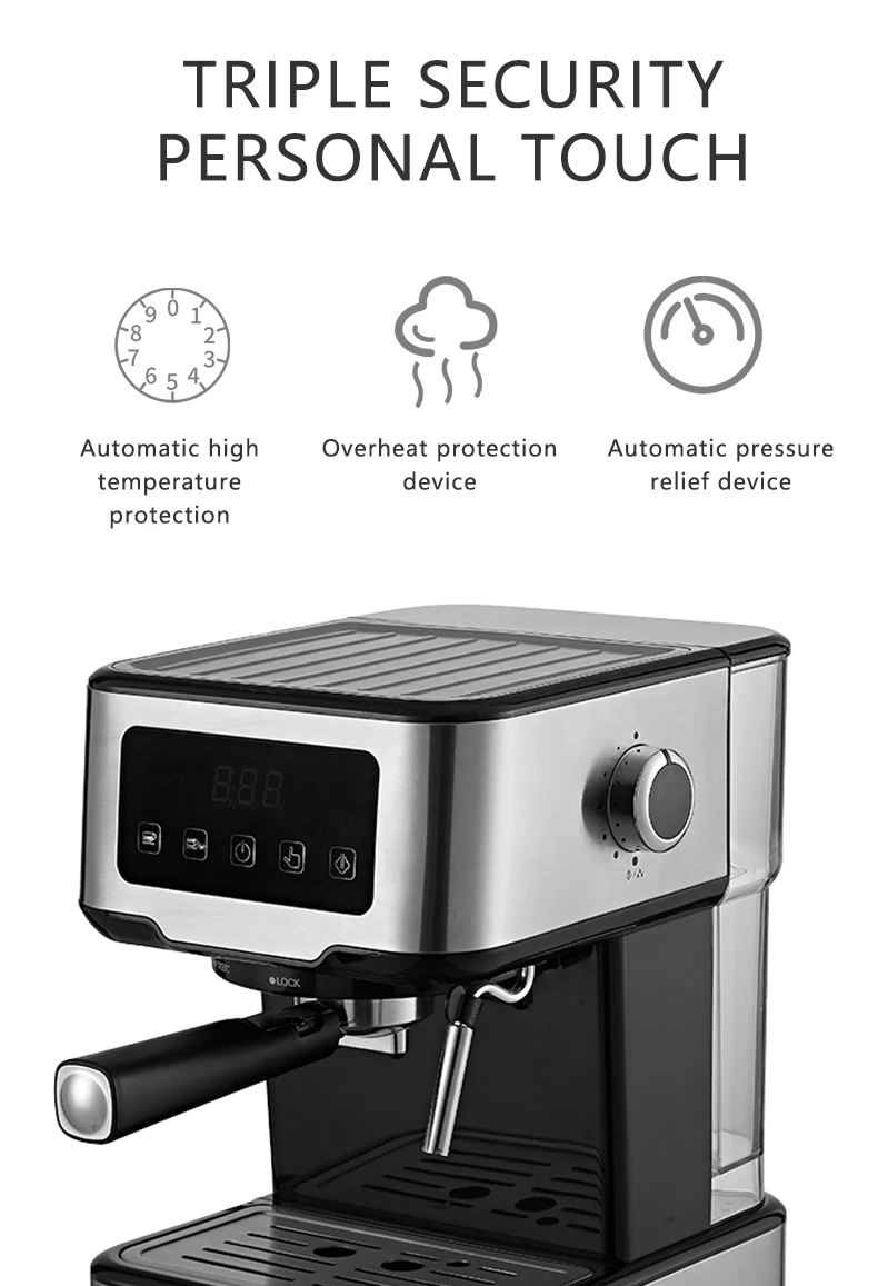 Wholesale Price 15bar Commercial Espresso Machine Electric Expresso