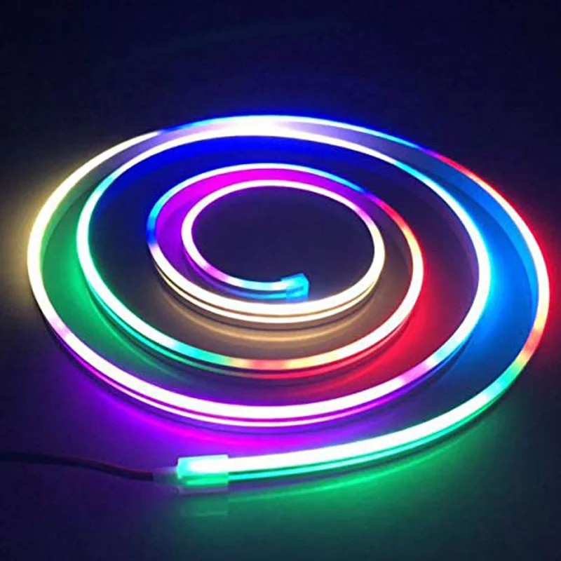 Dmx512 Control Silicone Led Neon Strip Light Dream Rgb Color Changing ...