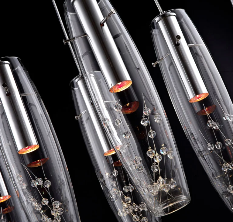 Personality Kitchen Pendant Light Glass Cup Luxury Ceiling Led Pendant