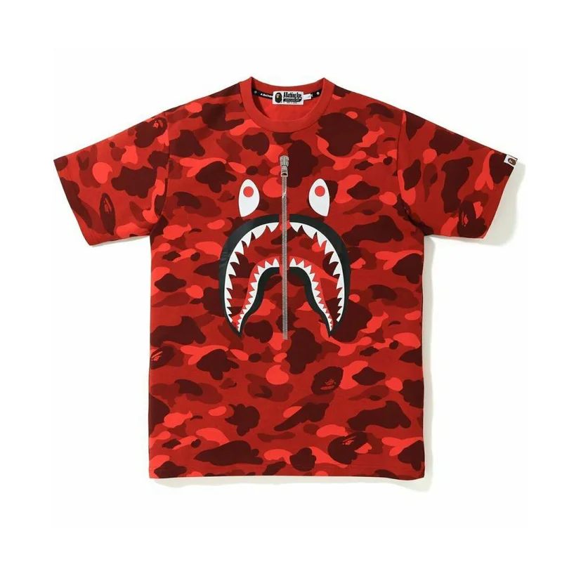 multicolor bape shirt