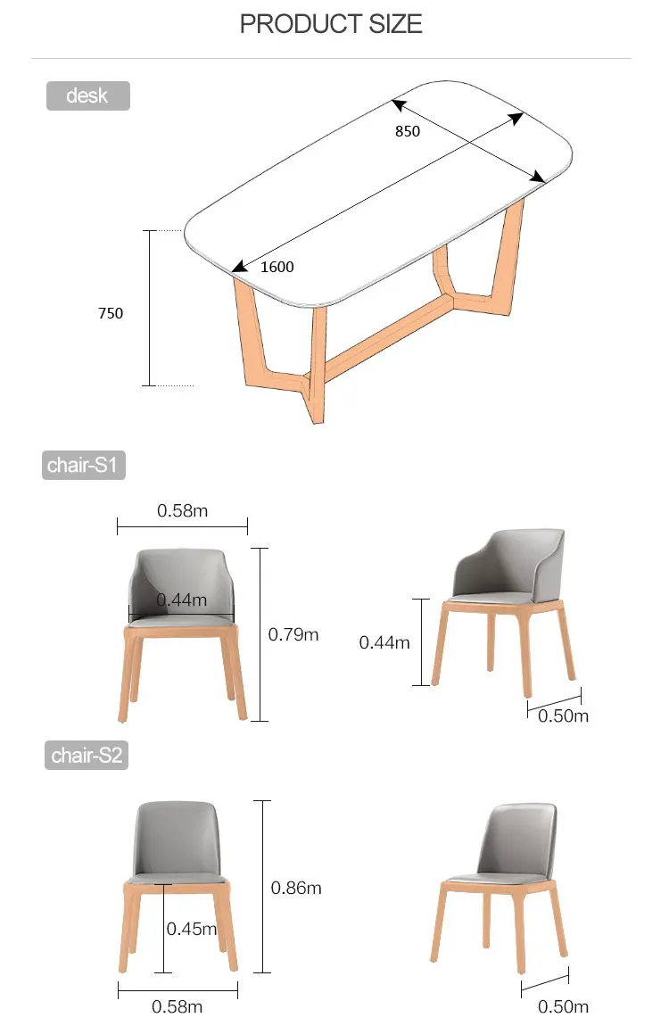 Wholesale Supplier Price Modern Elegant Chairs Marble Dinner Table Set Modern