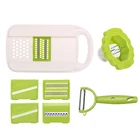 Plastic Fruit And Vegetable Slicer Boxed Grater With SS304 Blade