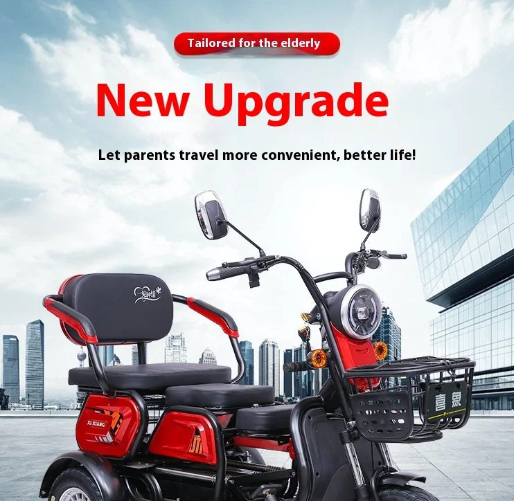 Wholesale Small Household Electric Bike for Adults Elderly Mobility Leisure Motorized Driving EEC Certified