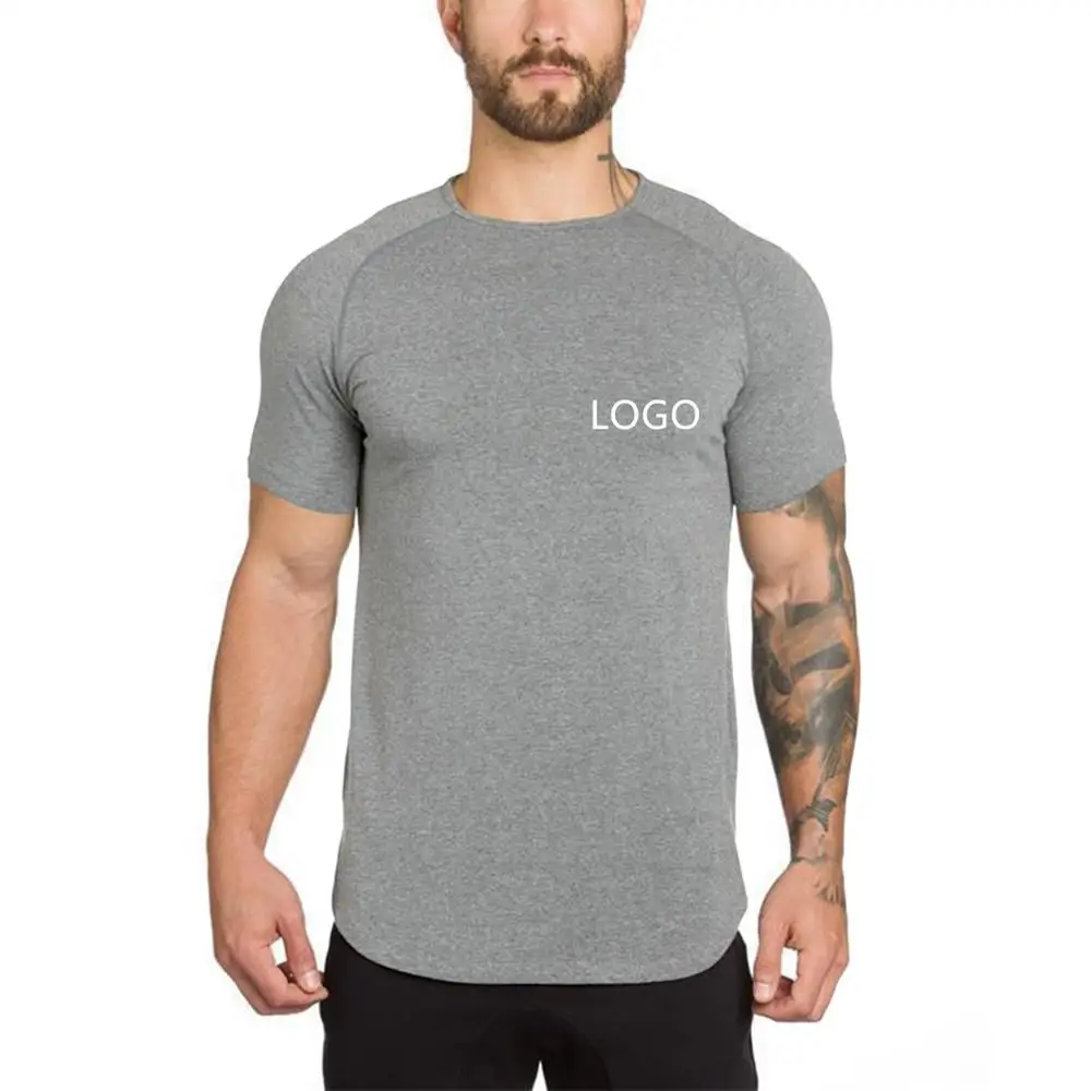 2020 Hot Sale Men Gym Cotton Fitness Custom 100 Cotton Designer White