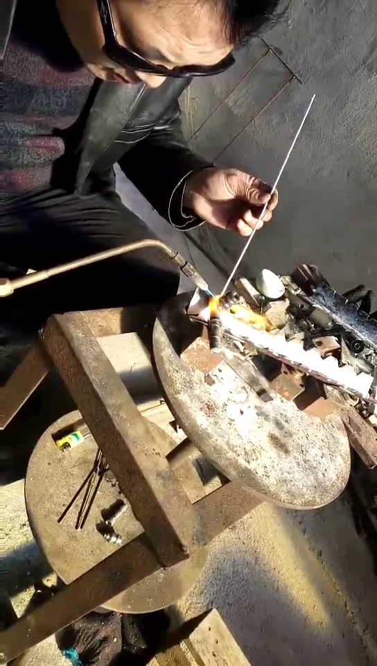 C3wo044 White Flux Coating Filler Metal Copper Brazing Rod Flux Coated