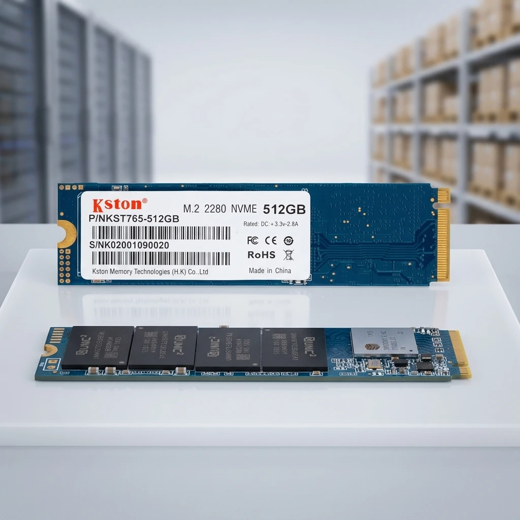 Side-by-side comparison of PS5 internal SSD slot with and without heatsink-equipped NVMe drive