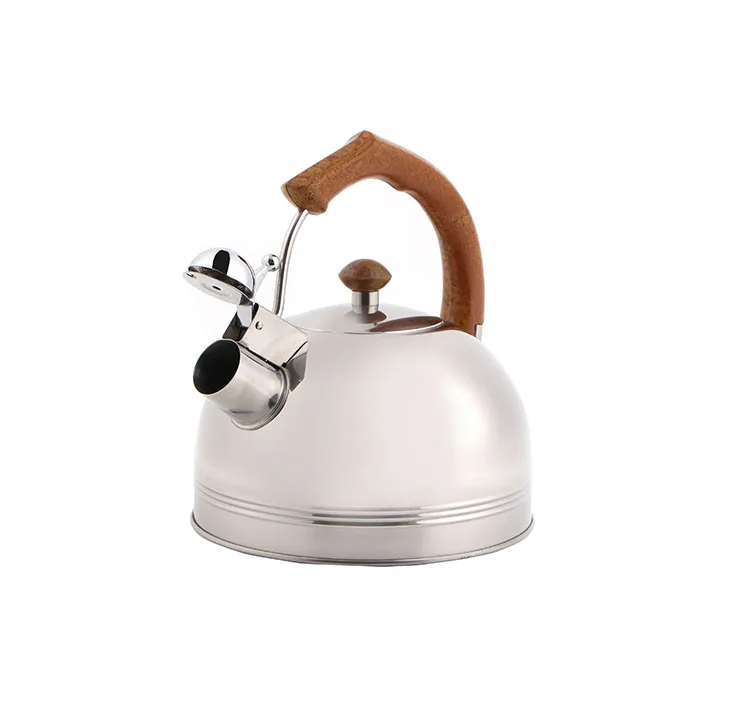 Stainless Steel Whistling Tea Kettle For Stovetop With Cool Ergonomic