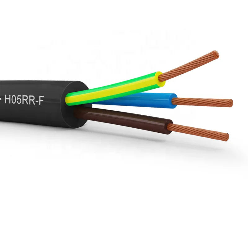 Câble électrique Souple H05RR-F 3183TRS - 3 Conducteurs En Caoutchouc - Pour Pompe D'étang En Extérieur