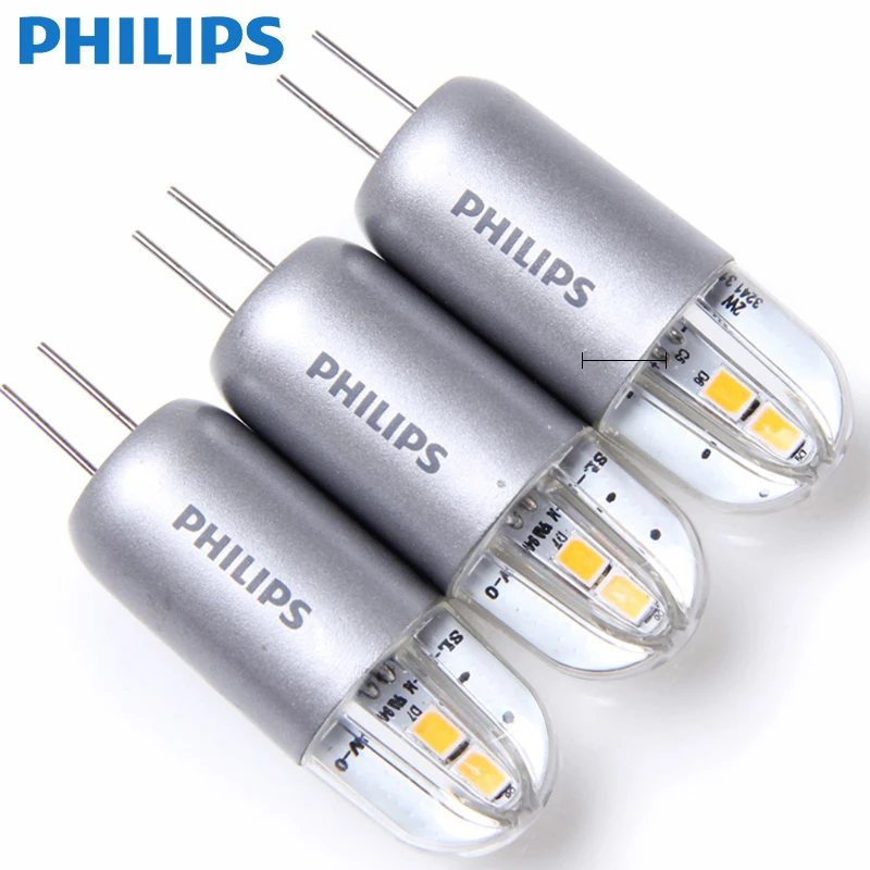 Philips led lamp beads G4 lamp beads 12V crystal lamp beads pin indoor 0.9W 1.2W 2W energy-saving bulb G9 220V