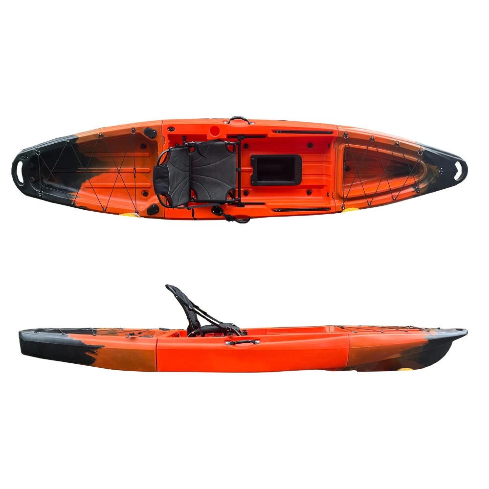 12ft Single Sit On Top Three Section Modular Fishing Kayak Profession