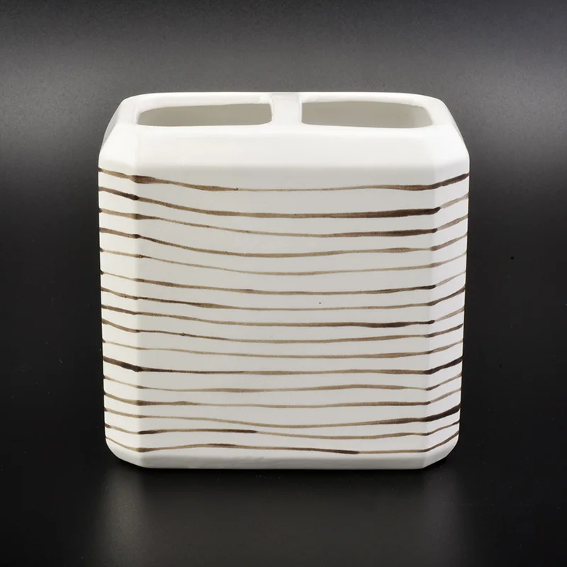 ceramic set in bathroom