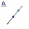 American style concrete forming system snap tie with plastic cone
