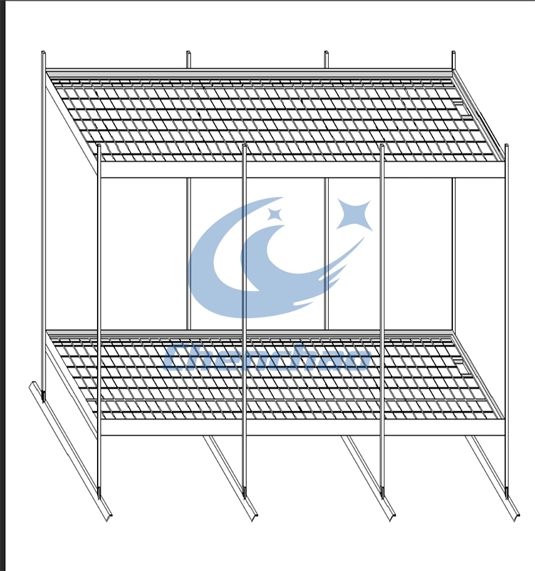 Hydroponic grow table danish rolling bench flood trays for propagation